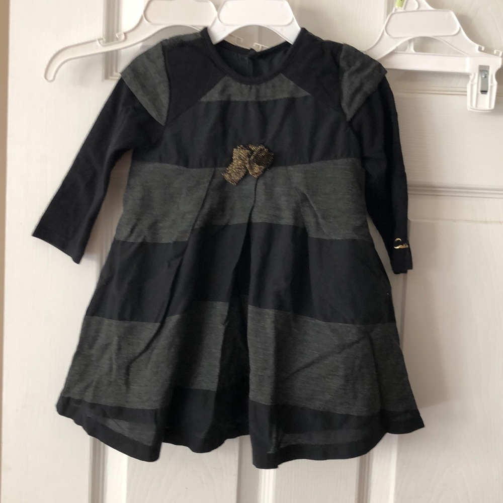 Catimini black and grey Dress size 2 (86)